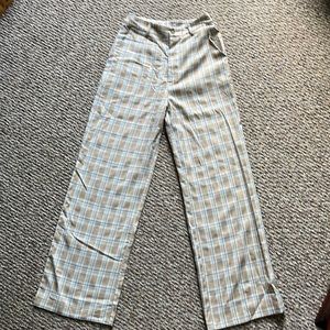 Princess Polly Plaid Wide leg Pants